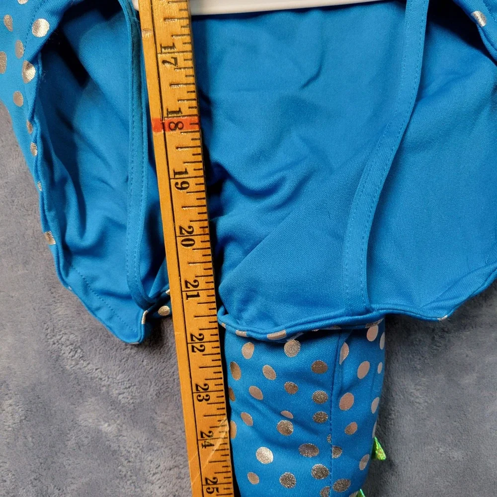 Martha Stewart Pets Dog Costume Blue Polka Dot‎ Dinosaur Large